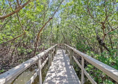 Flamingo Harbor boardwalk to canal